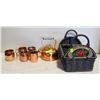 Image 1 : COPPER WHISTLING KETTLE & COPPER MUGS IN