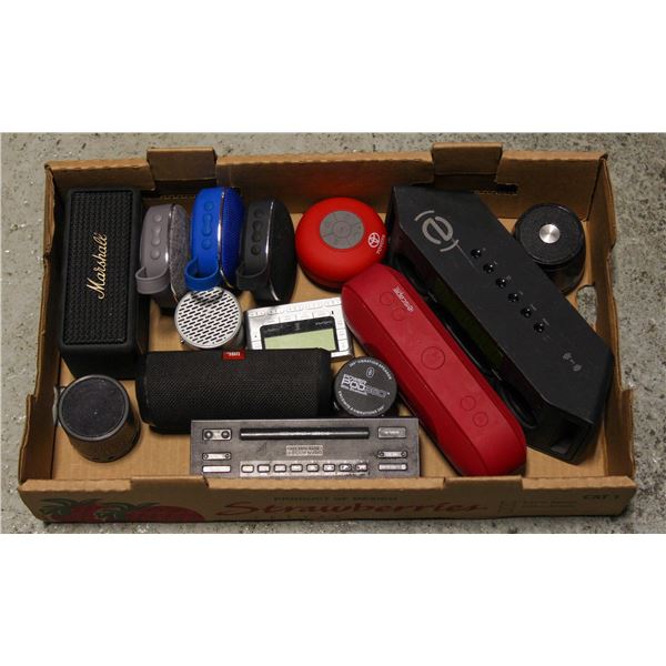 BLUETOOTH SPEAKERS INCLUDING MARSHALL JBL