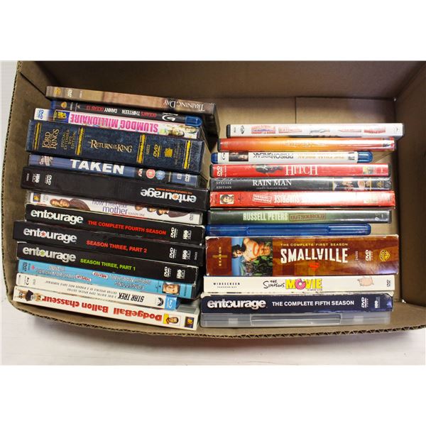 LOT OF DVDS