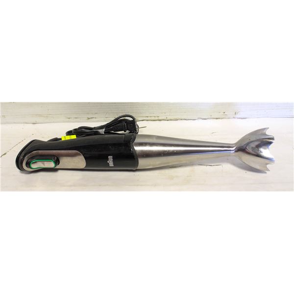 BRAUN STAINLESS ELECTRIC HAND MIXER