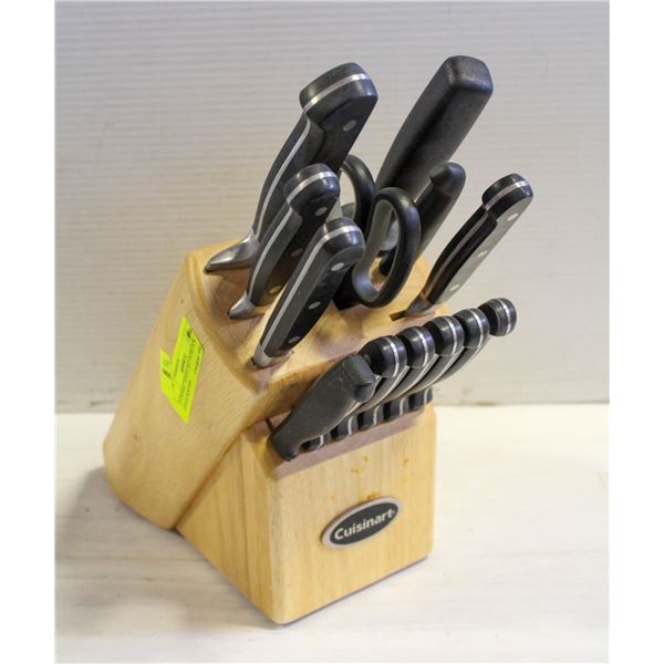 CUISINART KNIFE SET IN BLOCK COULE KNIVES
