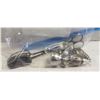 Image 1 : (6) VINTAGE ITALY SILVER-PLATED TONGS FOR
