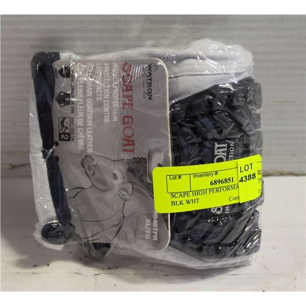 SCAPE HIGH PERFORMANCE GLOVE BLK WHT