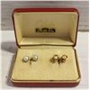 Image 1 : CELESTE CULTURED PEARL EARRINGS (1 TESTS 12K GOLD)