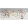 Image 1 : 5 FIRE KING MEASURING GLASS BOWLS