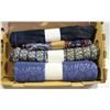 Image 1 : FABRIC ROLLS BLUE STRETCH LACE RAYON