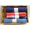 Image 1 : FABRIC ROLLS BLUE/RED LACE STRETCH KNIT