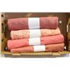 Image 1 : FABRIC ROLLS PEACH ORANGE STRETCH KNIT