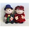 Image 1 : VINTAGE CREATURE COMFORTS ANIMATED COUPLE PLUSH