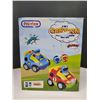 Image 1 : NEW REBOXED PRETEX 2-IN-1 CARTOON POLICE & RACECAR