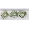 Image 1 : 3 1950?S WEDGWOOD SAGE GREEN JASPERWARE