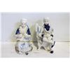 Image 1 : PAIR OF VINTAGE PORCELAIN BOOK ENDS