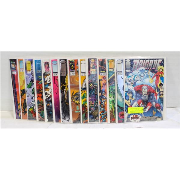 IMAGE COMICS BRIGADE #1,2,5 CYBER FORCE #0,2,2,3