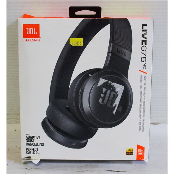 NEW JBL LIVE675NC TRUE ADAPTIVE NOISE CANCELLING