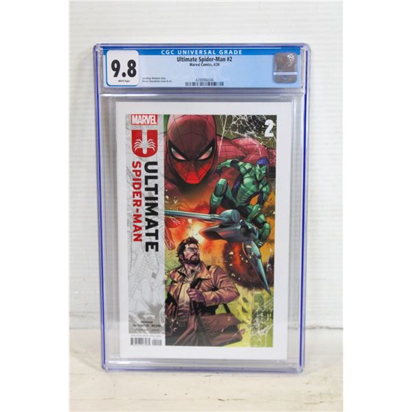 CGC GRADED COMIC 9.8 ULTIMATE SPIDER MAN #2