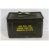 Image 1 : WWII U.S. MILITARY STEEL AMMO BOX "105 CAL .50