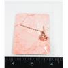 Image 1 : NEW ROSE GOLD TONE CHAIN WITH PHOENIX CUBIC