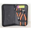Image 1 : MATCO TOOLS 2PC FLUSH CUT PLIER SET IN ZIP UP CASE