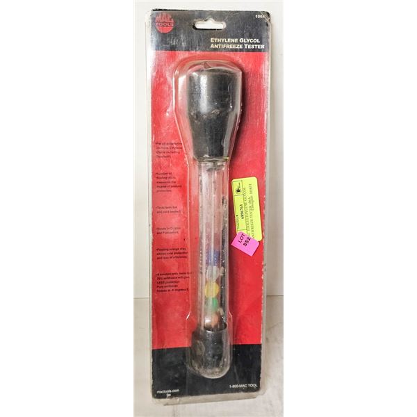 MAC TOOLS ETHYLENE GLYCOL ANTIFREEZE TESTER 106A