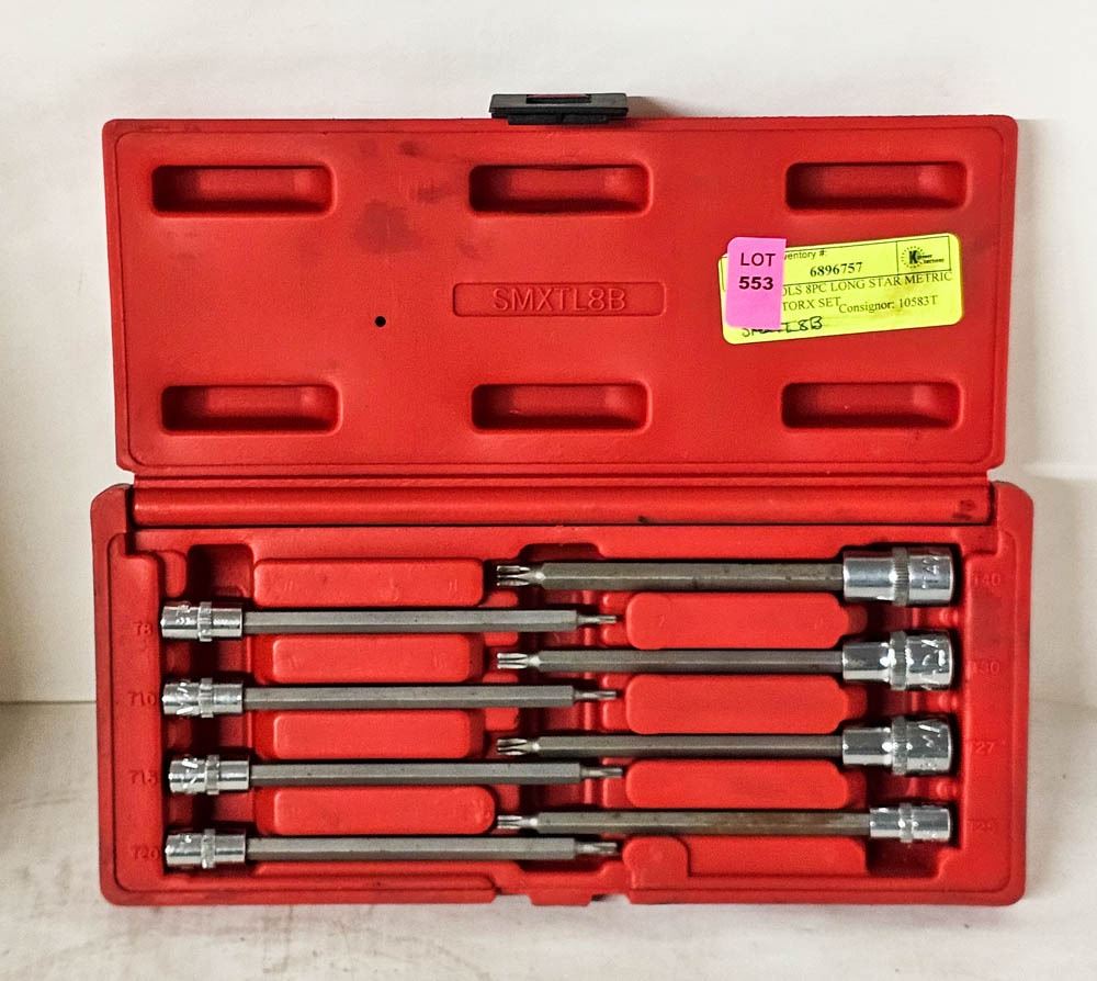 MAC TOOLS 8PC LONG STAR METRIC DRIVER TORX SET