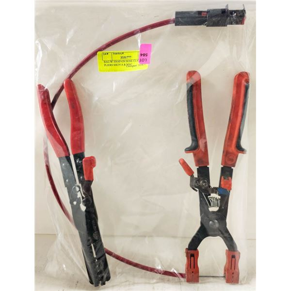 BAG W/ SNAP-ON HOSE CLAMP PLIERS SHCP1A & MAC