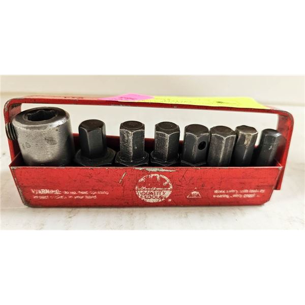MAC TOOLS 8PC HD 1/2" DRIVE HEX INSERT & DRIVER