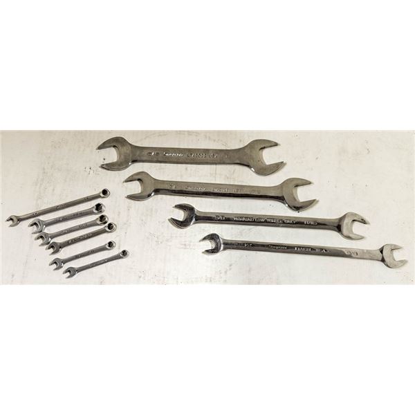 10PC ASSORTED SNAP ON WRENCHES