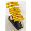 Image 1 : BONDHUS 10PC T-HANDLE BALLL END HEX KEY SET