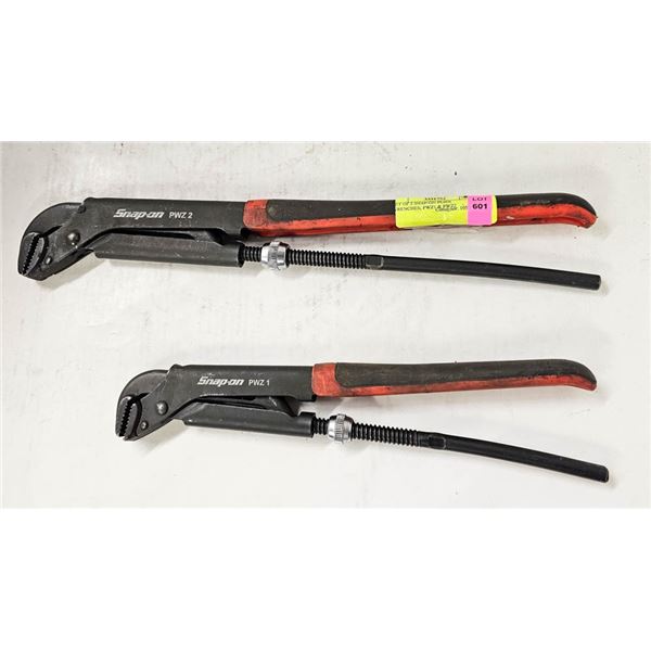 SET OF 2 SNAP-ON PLIER WRENCHES; PWZ1 & PWZ2