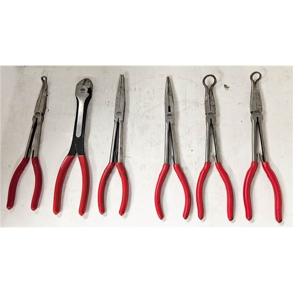 MAC TOOLS 6PC LONG REACH PLIER SET