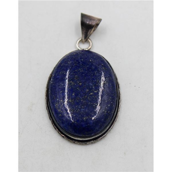 #102-NATURAL LAPIZ LAZULI PENDANT