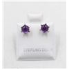 Image 1 : #165- NATURAL AMETHYST EARRINGS