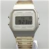 Image 1 : NEW CASIO F-91W 33MM WHITE SILVER TONE DIGIT