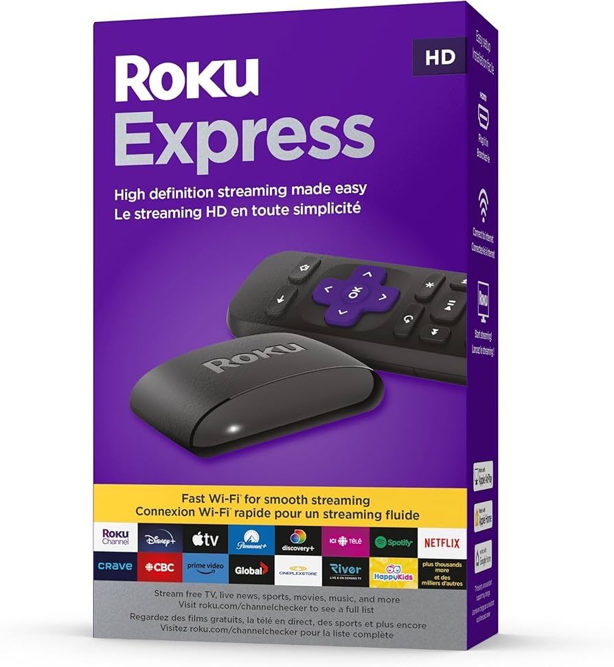 NEW ROKU EXPRESS FAST WI-FI STREAMING