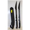 Image 2 : NEW 2 PAIR OF BLACK FANTASY SWORDS