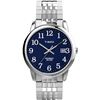 Image 1 : NEW TIMEX MENS EASY READER QUARTZ WATCH SILVER 35M