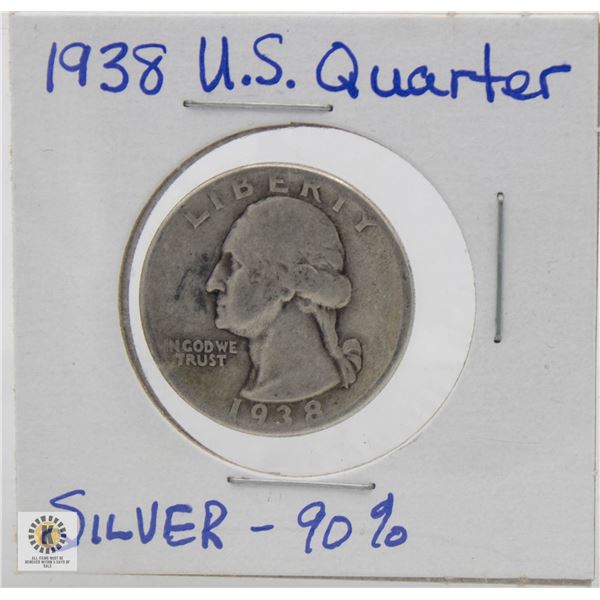 1944 U.S. SILVER QUARTER - 90% SILVER