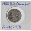 Image 1 : 1944 U.S. SILVER QUARTER - 90% SILVER
