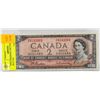 Image 1 : 1954 CANADIAN TWO DOLLAR BILL - BEATTIE/
