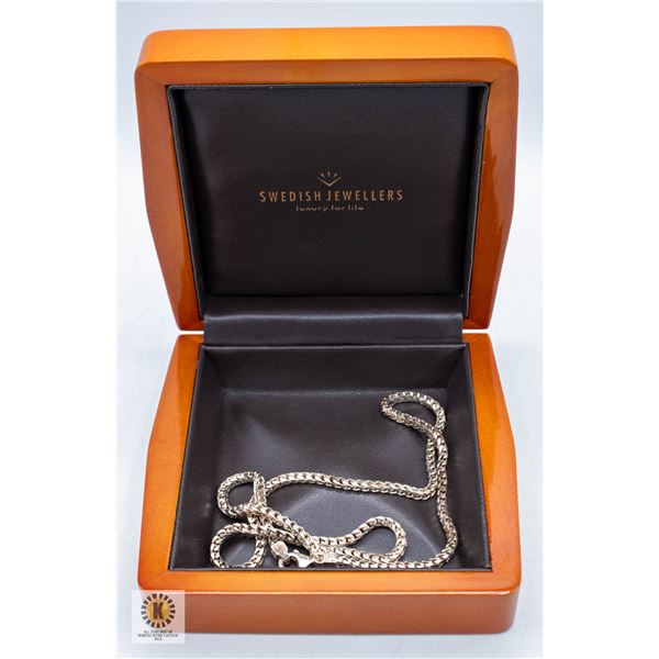 .925 ITALY SILVER 20"-NECKLACE IN DECORATIVE