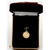 Image 1 : 10 KT GOLD PENDANT WITH CAPRICORN DESIGN