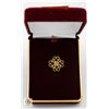 Image 1 : VINTAGE 10 KT GOLD PIN (3/4"-DIAM)