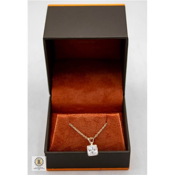 .925 SILVER 18" NECKLACE WITH .925 SILVER