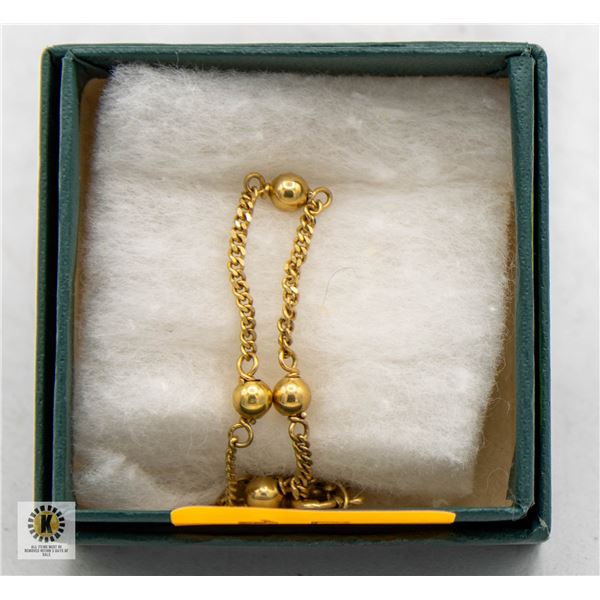 18K SOLID GOLD LADIES BRACELET