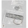 Image 2 : NEW"YOU LEFT DOG PRINTS ON MY HEART" KEY CHAIN
