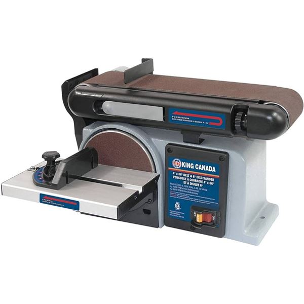 NEW WITH BOX 4 X 36" BELT & 6" DISC SANDER KINGCAD
