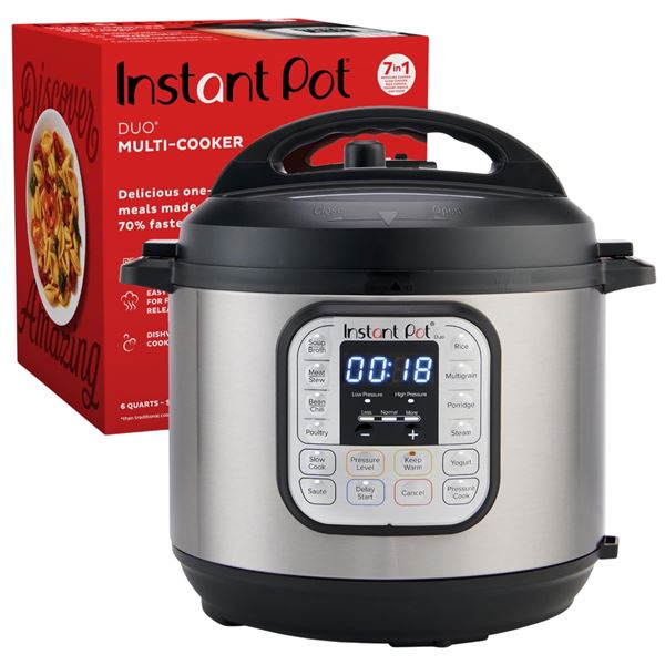NEW WITH BOX 6 QUARTS INSTANT POT MULTI-COOKER