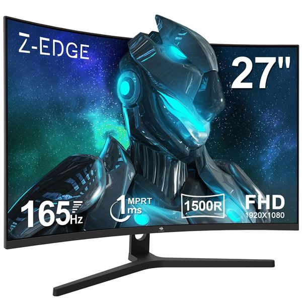 NEW Z-EDGE 27" CURVED LED GAMING MONITOR