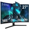 Image 1 : NEW Z-EDGE 27" CURVED LED GAMING MONITOR