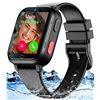 Image 1 : NEW 4G LTE SMART WATCHGPS BLACK KIDS WATCH
